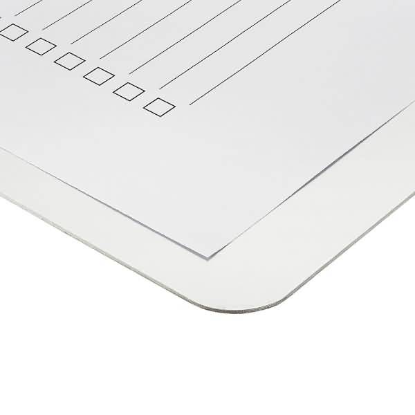 Klemmbrett A4 Aluminium mit Hängeloch