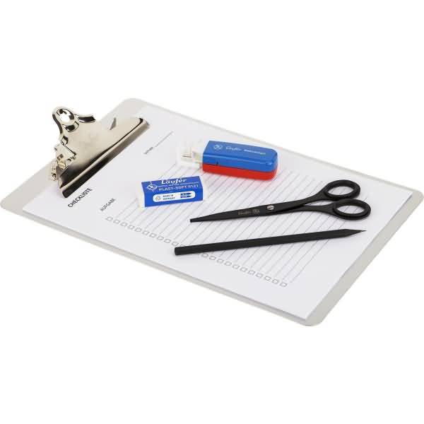 Klemmbrett A4 Aluminium mit Hängeloch