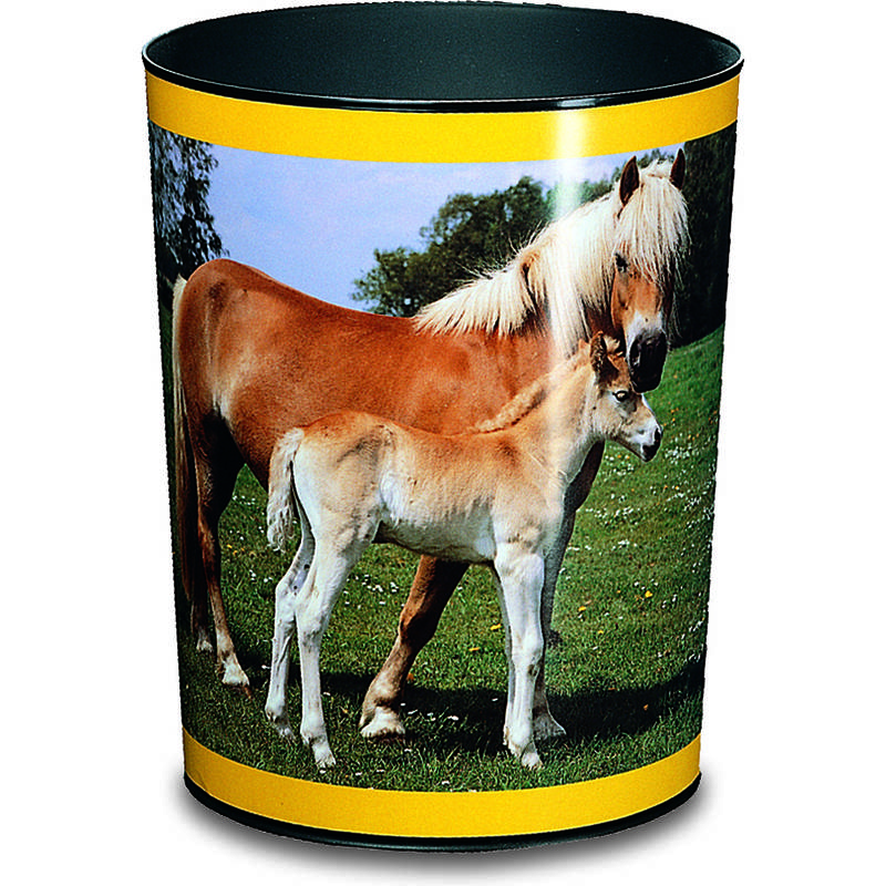 Läufer Papierkorb "Pferd und Fohlen"