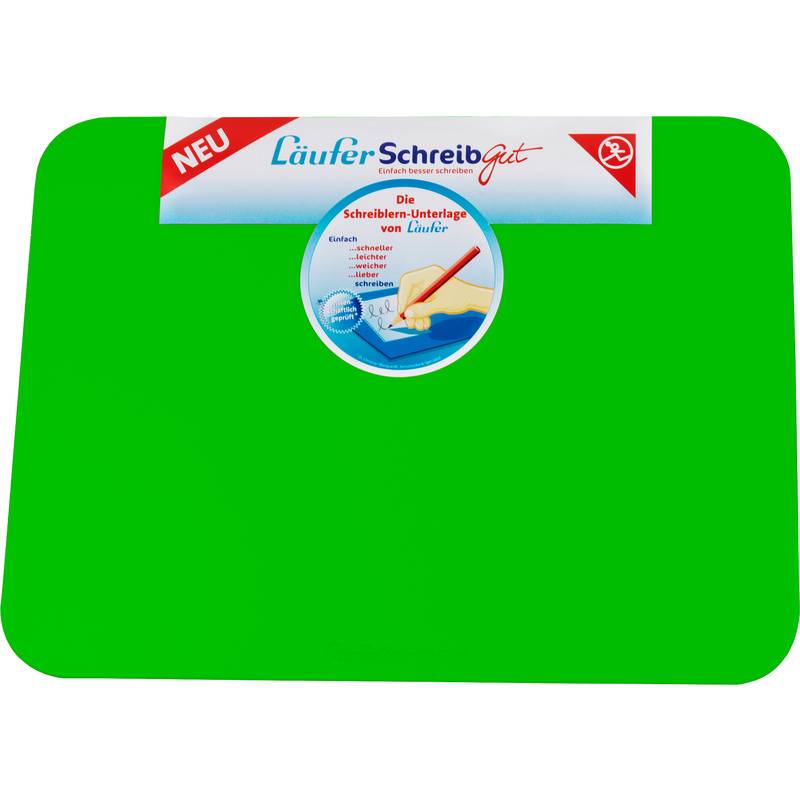 Läufer SchreibGut Schreiblernunterlage, Farbe: apfelgrün