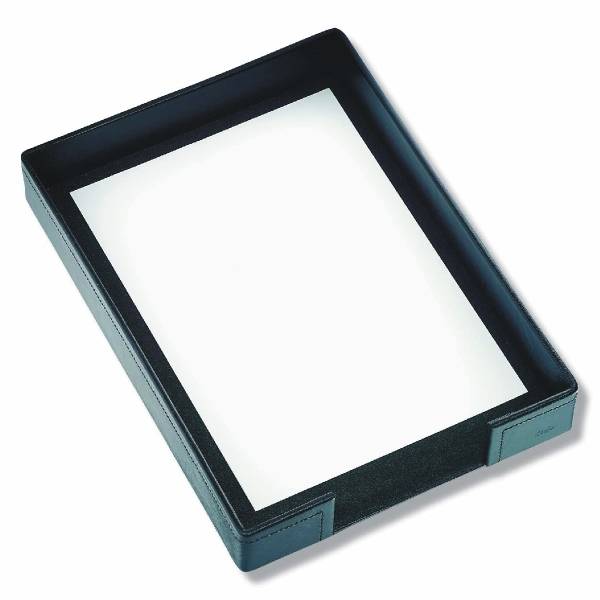 Briefkorb Modena Leder schwarz