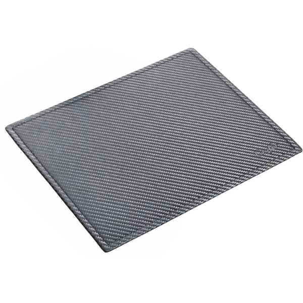 Mousepad Ambiente Concerto Leder schwarz, schwarz Naht