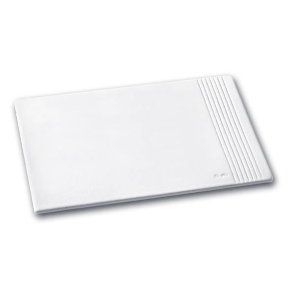 Mousepad La Linea Leder weiß