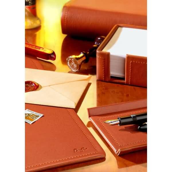 Papierkorb Scala Leder cognac