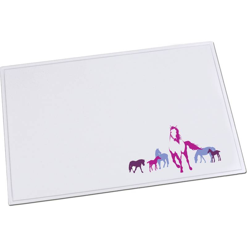 Läufer Schreibunterlage DURELLA EMOTION, Motiv: Pferde 1