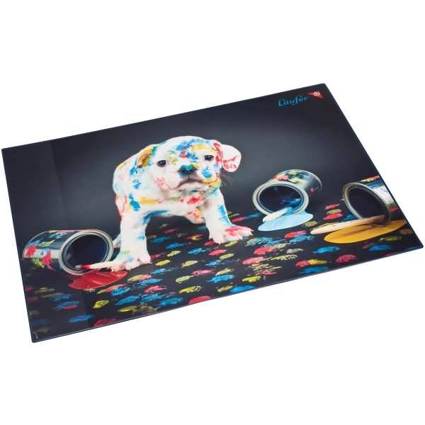 Schreibunterlage Motiv-Poster 40x53 cm Bunter Hund