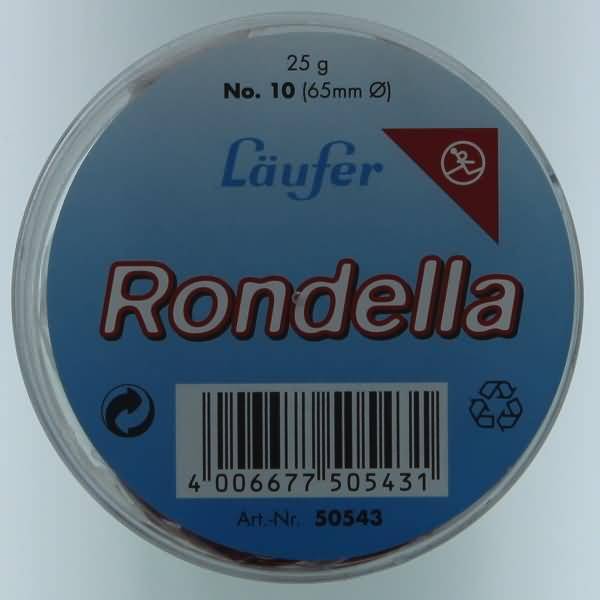 Gummiringe Rondella Nr. 10/65mm rot 25g