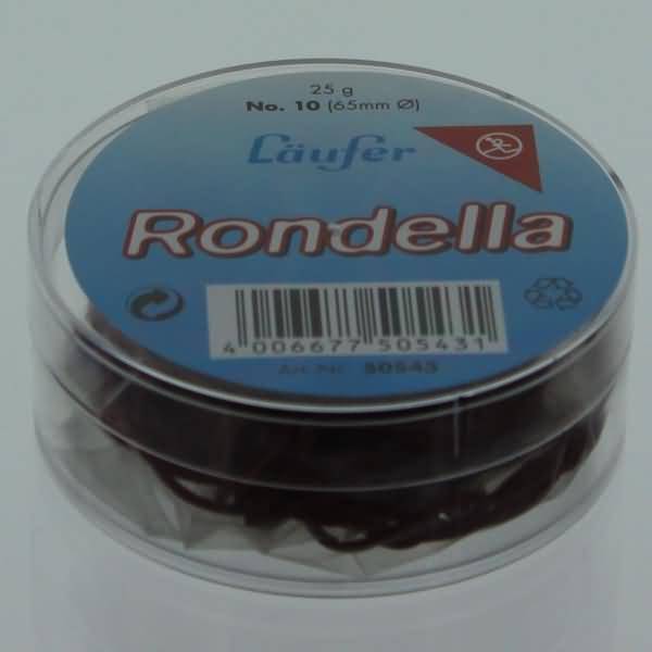Gummiringe Rondella Nr. 10/65mm rot 25g