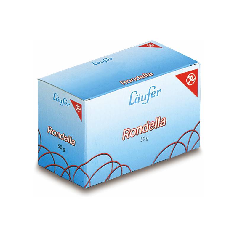 Läufer Gummibänder RONDELLA im Karton, 80 x 2 mm, 50 g