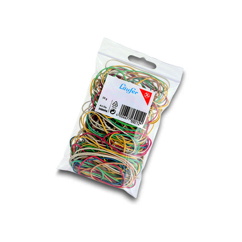 Läufer Gummiringe RONDELLA im Beutel, sortiert, 50 g