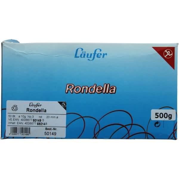 Gummiringe Rondella Nr. 3/20mm rot 10g