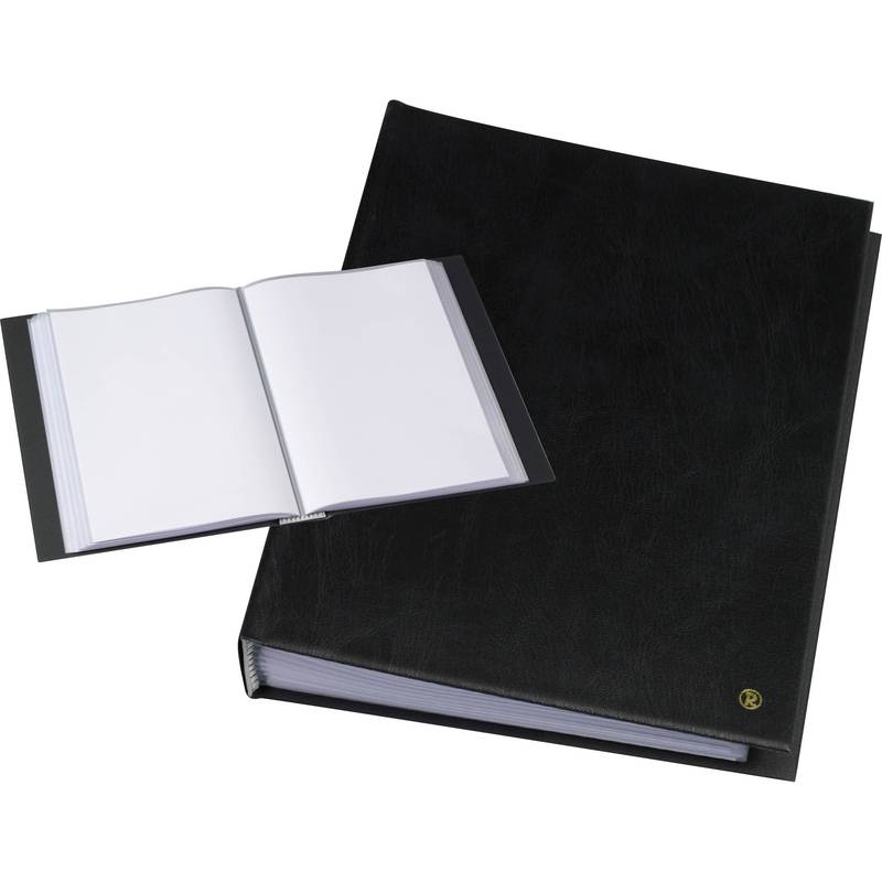 rillstab Sichtbuch "Original", DIN A4, 10 Hüllen, schwarz