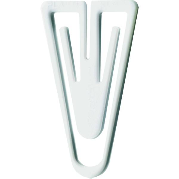 Büroklammern Plastiklips 25mm VE=100 Stück weiß