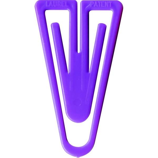 Büroklammern Plastiklips 25mm VE=500 Stück violett
