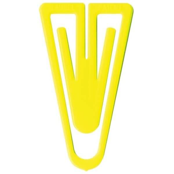 Büroklammern Plastiklips 21mm VE=1000 Stück hellgelb