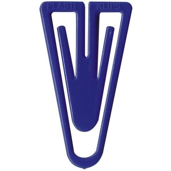 Büroklammern Plastiklips 21mm VE=1000 Stück blau