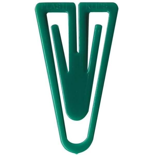 Büroklammern Plastiklips 21mm VE=1000 Stück grün