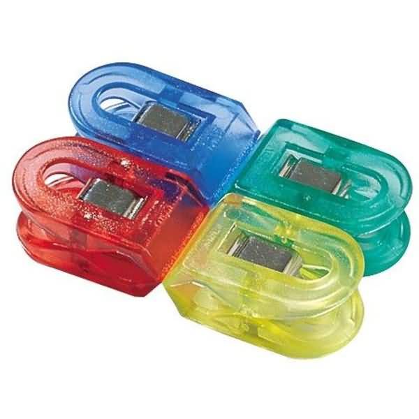 Briefklemmer Multi Clip Liliput 15x25mm VE=100 Stück Kristallfarben sortiert