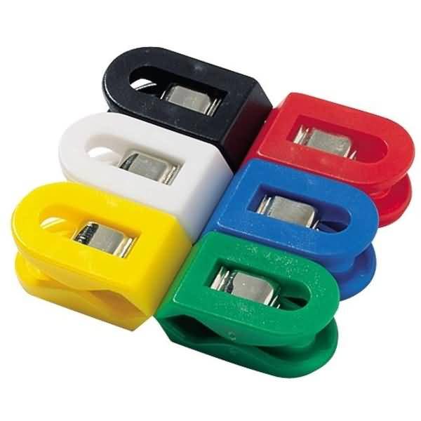 Briefklemmer Multi Clip Liliput 15x25mm VE=8 Stück Grundfarben sortiert