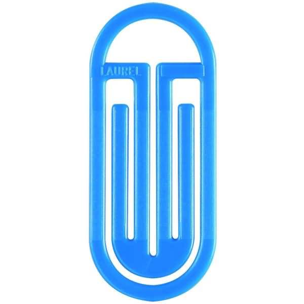 Büroklammern King Klip mit Bogen 50/62mm VE=100 Stück blau