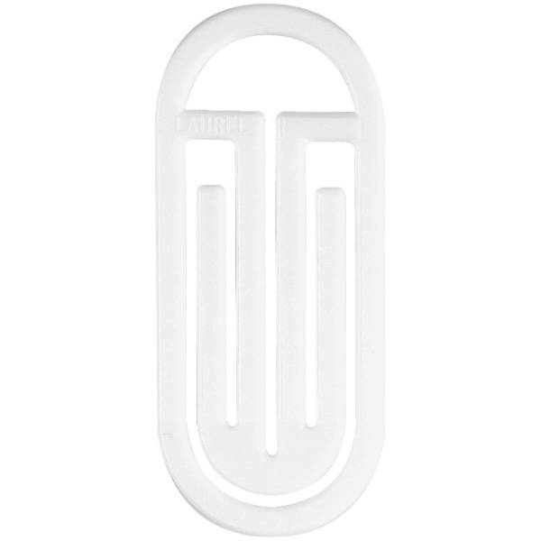 Büroklammern King Klip mit Bogen 62mm VE=50 Stück weiß