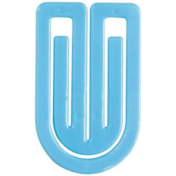 Büroklammern King Klips 50mm VE=1000 Stück hellblau