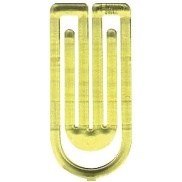 Büroklammern King Klip 50mm VE=20 Stück kristallgelb