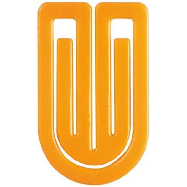 Büroklammern King Klip 27mm VE=100 Stück orange