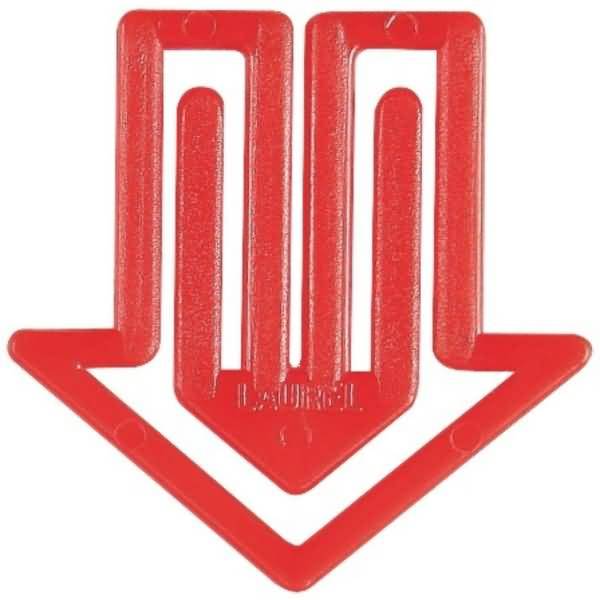 Büroklammern Pfeilklip 30mm VE=25 Stück rot