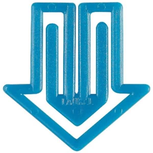 Büroklammern Pfeilklip 30mm VE=25 Stück blau
