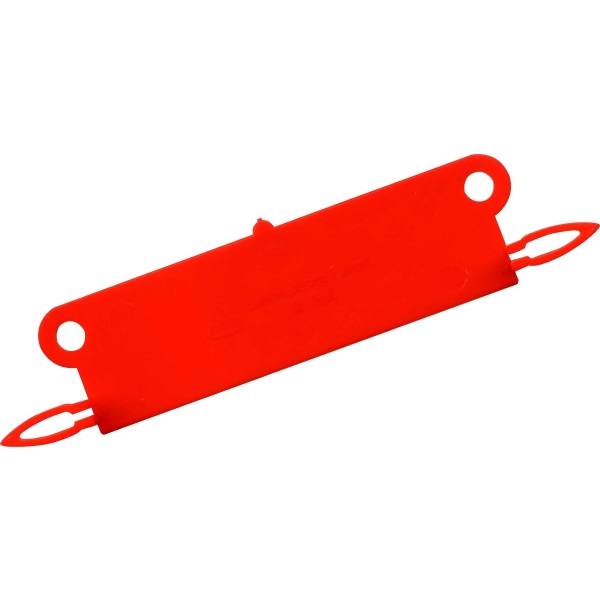 Abheftstreifen XXL 80mm Kunststoff VE=100 Stück rot