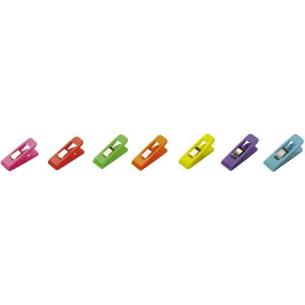 Briefklemmer Multi Clip Taifun 15x50mm VE=4 Stück Leuchtfarben sortiert