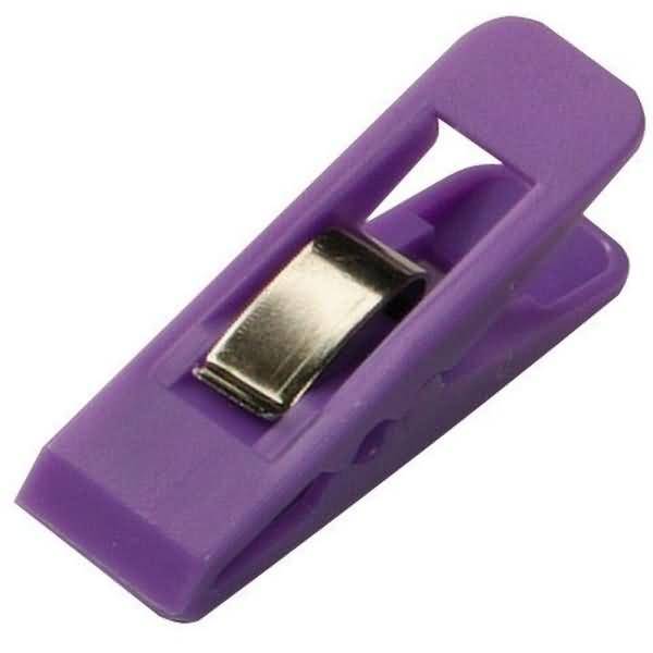 Briefklemmer Multi Clip Taifun 15x50mm VE=90 Stück violett