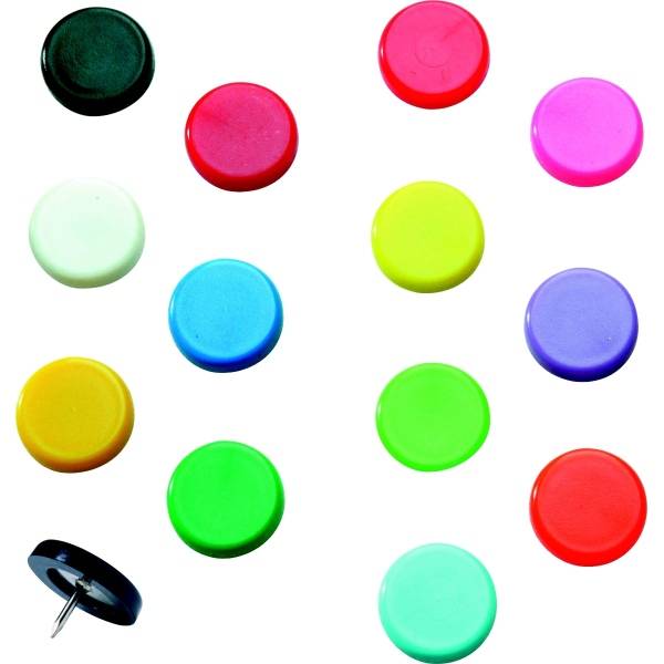 Superreißnagel 14mm VE=100 Stück Grund- und Leuchtfarben sortiert