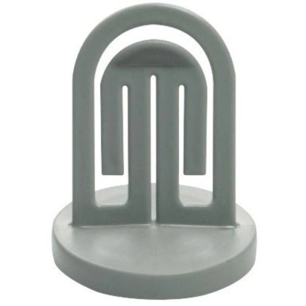 Konzepthalter mit Metallfuß schwarz