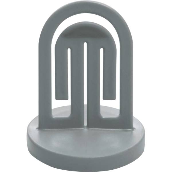 Konzepthalter mit Metallfuß grau