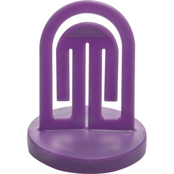 Konzepthalter mit Metallfuß violett