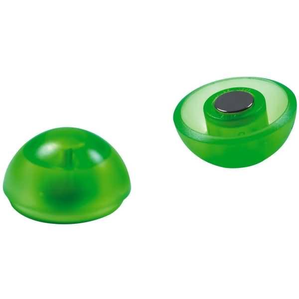 Magnet Super Power Maxi 30mm VE=4 Stück kristallgrün