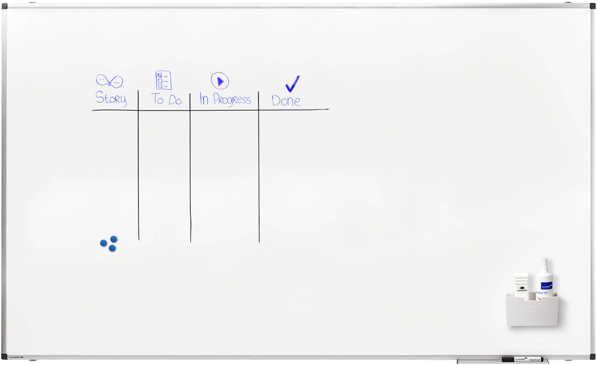 Legamaster PREMIUM Whiteboard 120x200cm