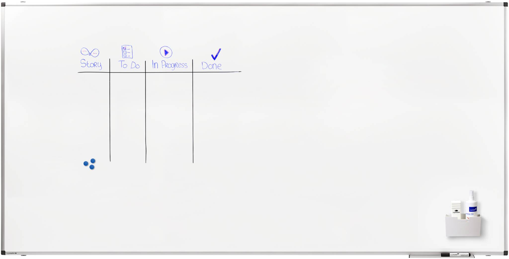 Legamaster PREMIUM Whiteboard 120x240cm