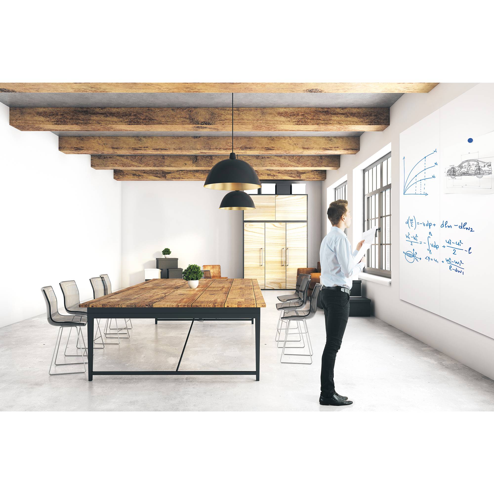 Legamaster Whiteboard WALL-UP 7-106121 200x119,5cm