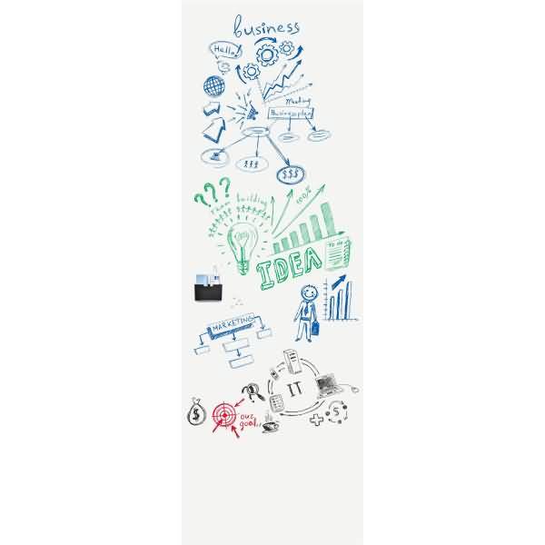 Whiteboard-Folie Wrap-Up 101×150cm