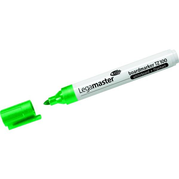 LEGAMASTER TZ100 Boardmarker grün - 10 Stück(e) - Grün - Rundspitze - Grün - Polypropylen (PP) - Rund