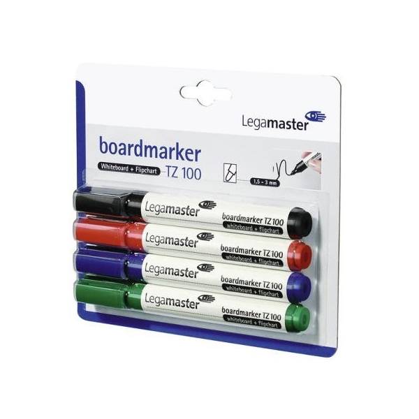 Boardmarker TZ 100 farbig sortiert 4 Stück