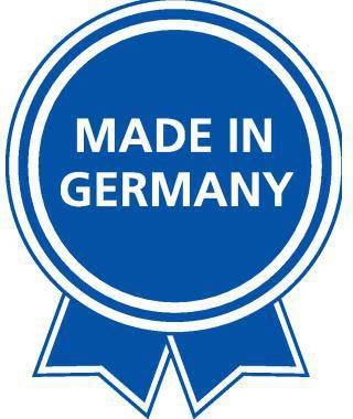 Blaues „Made in Germany