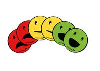 6 Legamaster Agile Smiley gemischt Magnete Motiv Ø 5,0 cm