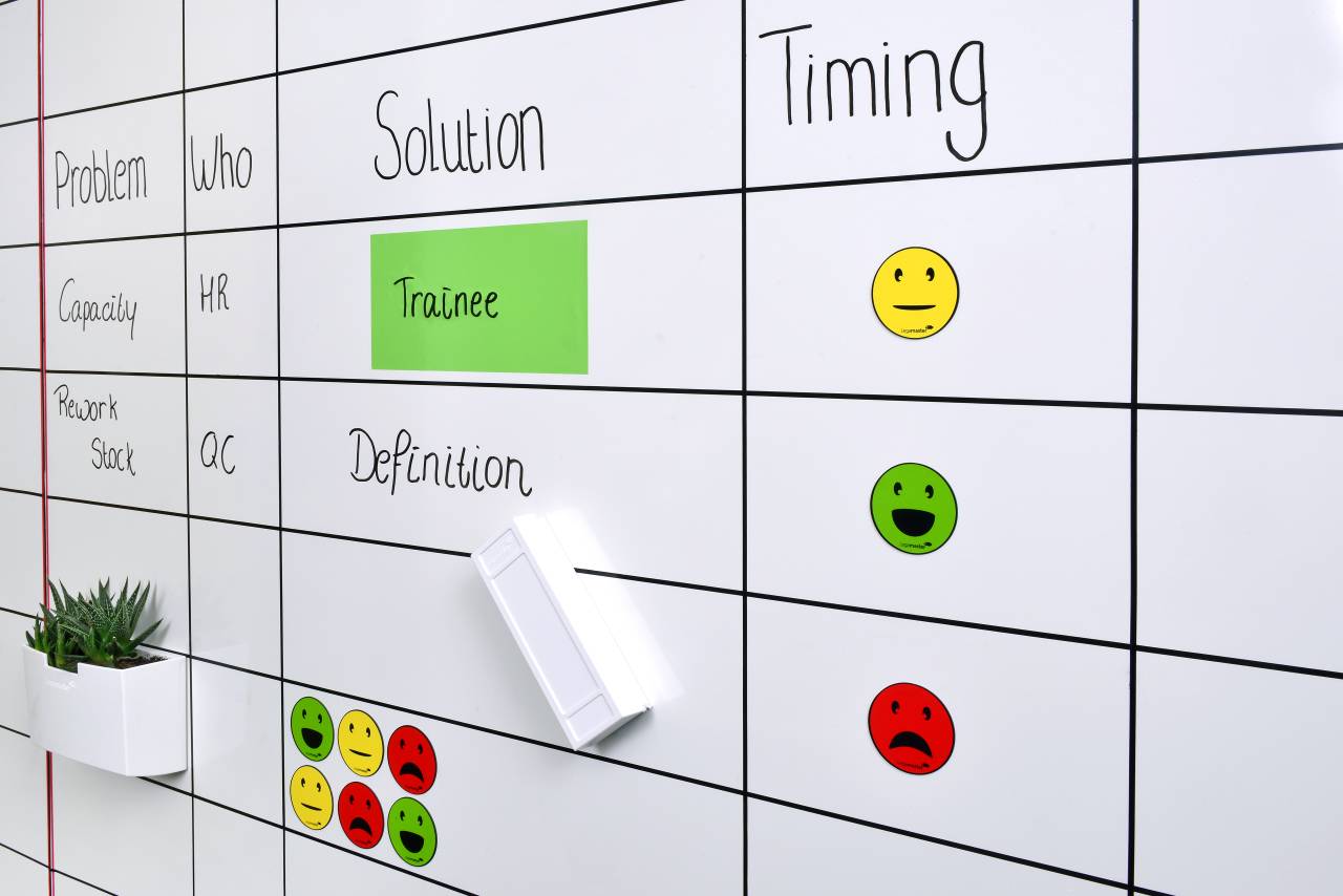 6 Legamaster Agile Smiley gemischt Magnete Motiv Ø 5,0 cm