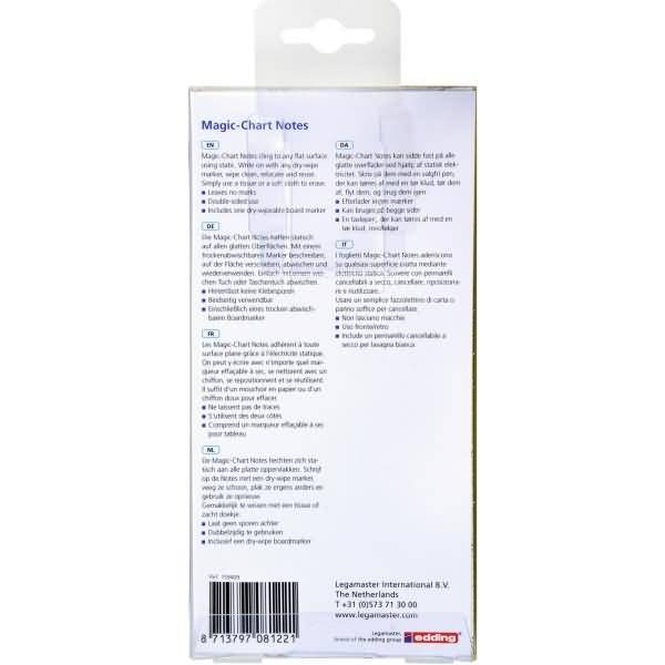 Magic-Chart Notes 10x20cm VE=100 Stück rosa