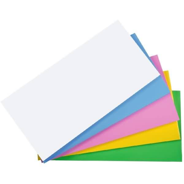 LEGAMASTER Magic-Chart notes 10x20cm sortiert 250pcs - Rechteck - Gemischte Farben - Polypropylen (PP) - 100 mm - 200 mm - 296 g