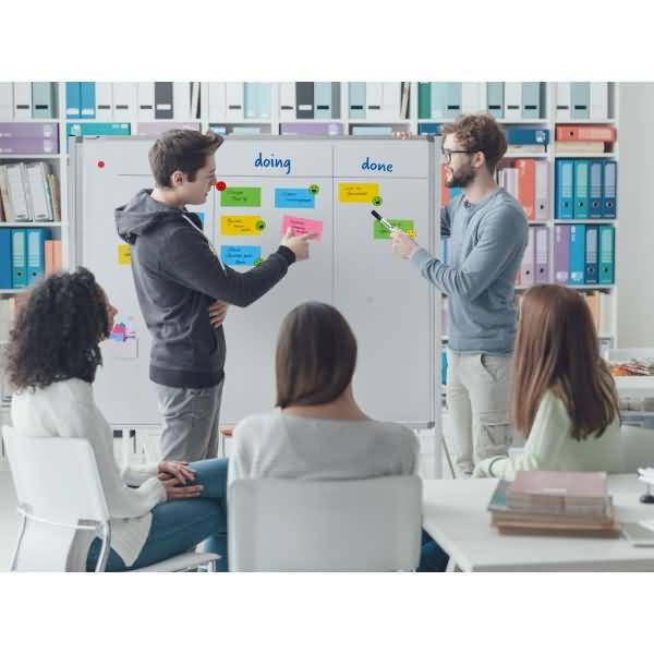 Multiboard XL Whiteboard/Pinboard 120x150cm blau